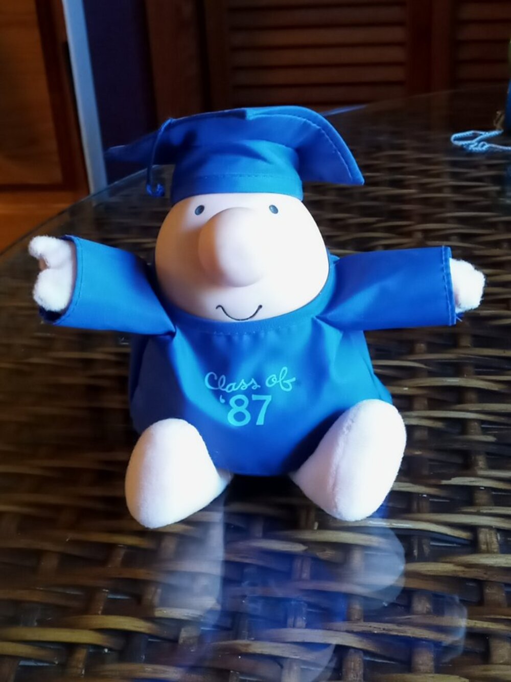 Vintage 1987 Ziggy Graduation Plush Stuffed Collectible American Greetings Doll